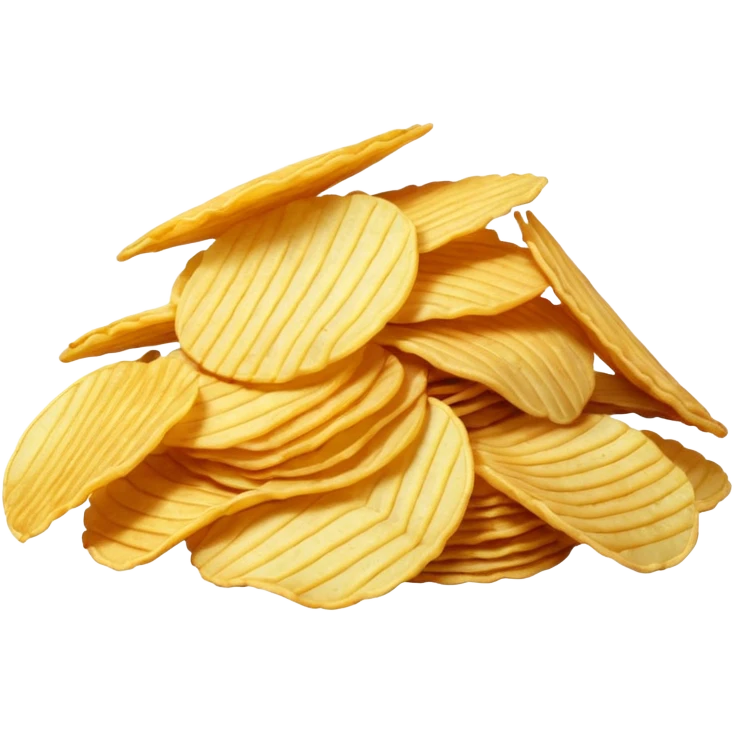 turquise colored potato chips emoji