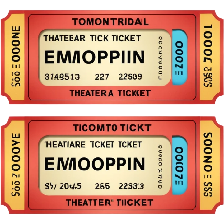 theatre ticket emoji