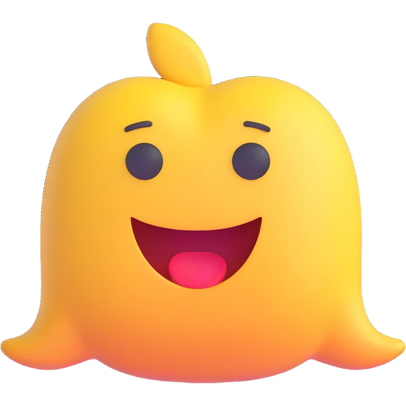 iPad, 3D emoji style, soft shading emoji