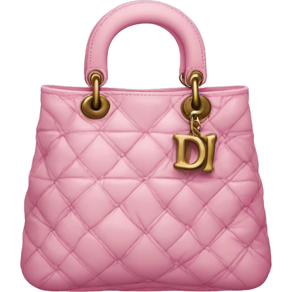 Dior pink bag  emoji