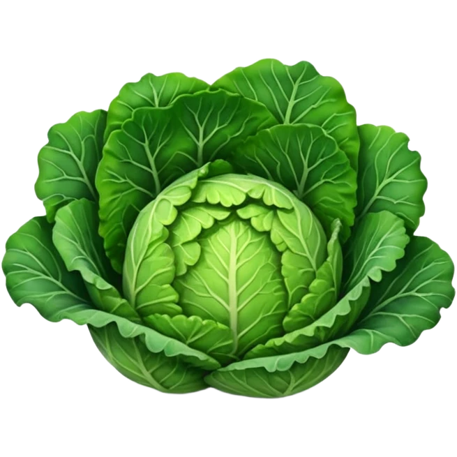 Savoy cabbage emoji