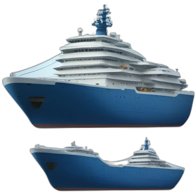 new blue ship emoji
