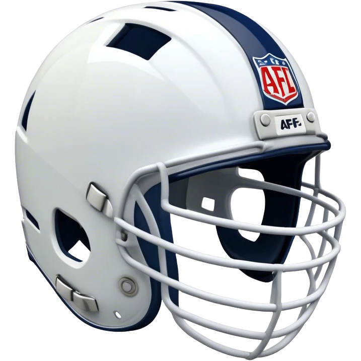 Cinematic Realistic image of AFL headgear featuring detailed cushioning and protective design elements, rendered with dynamic reflections on synthetic materials and set against a blurred action-packed background emoji