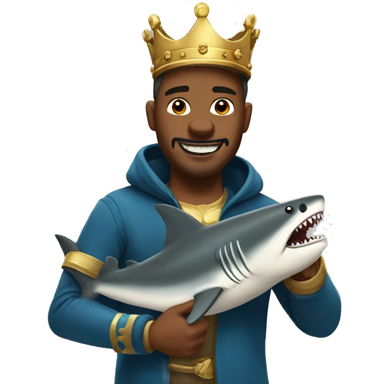 King of sharks emoji