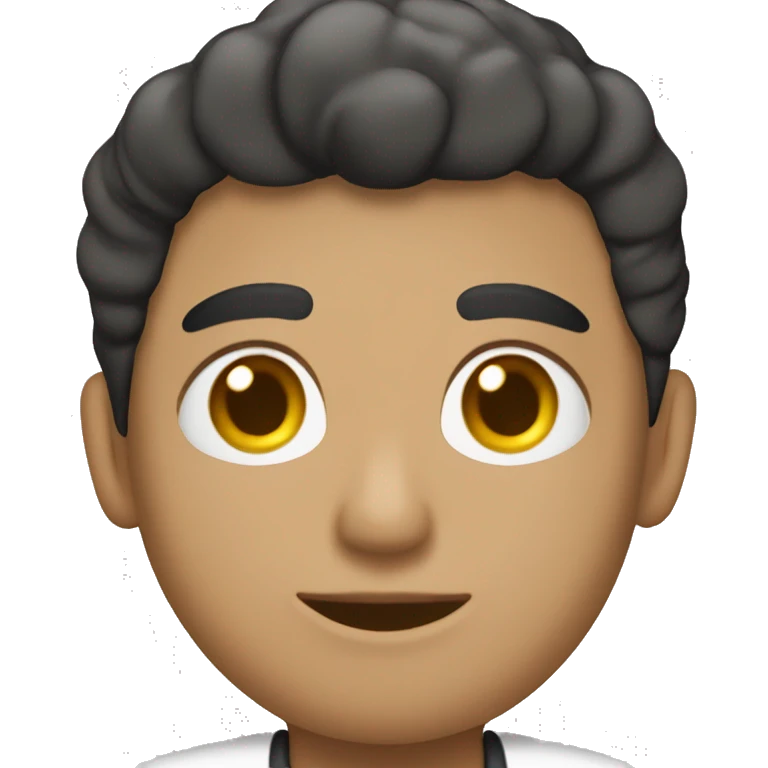 persona piel morena con documentos emoji