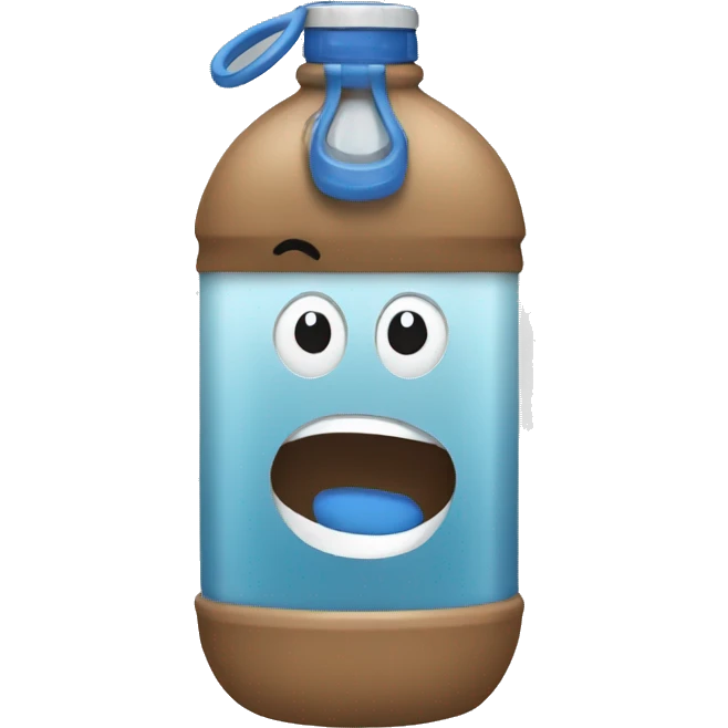 Water bottle emoji