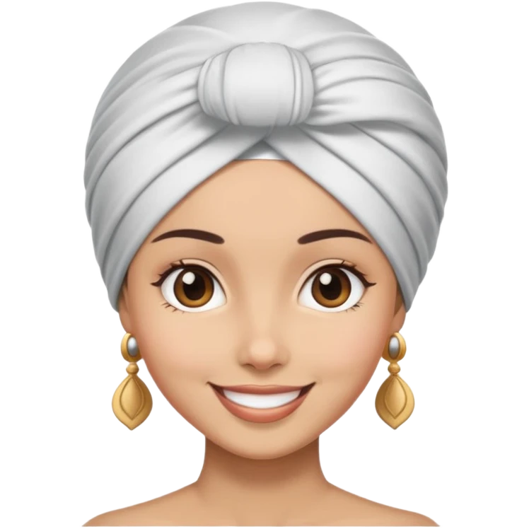 girl with turban on her head  emoji