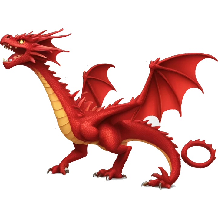 fight dragon two red emoji