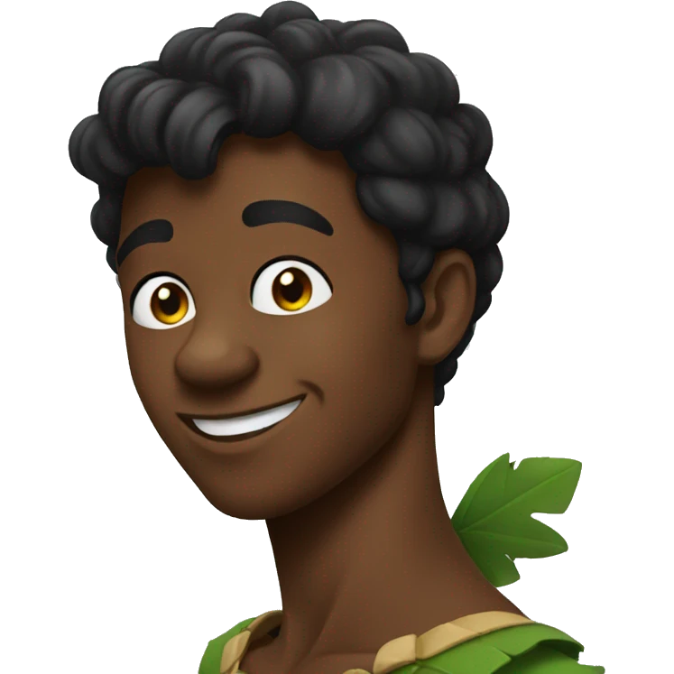 Black Peter Pan emoji