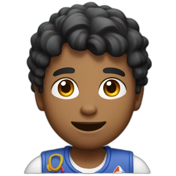 boy playing PlayStation 5 emoji