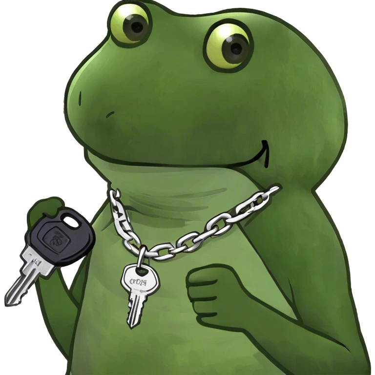 A necklace and car key on the ocean floor emoji