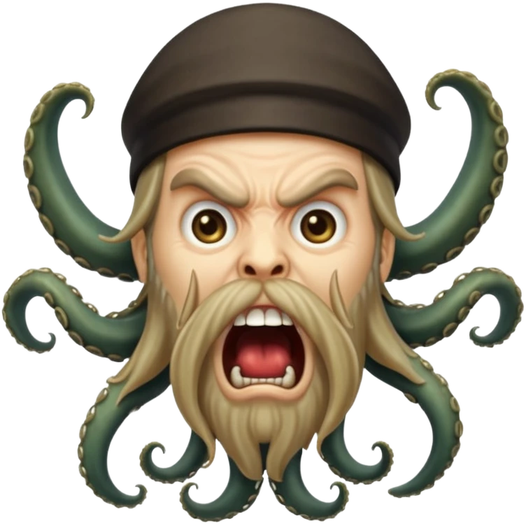 davy jones screaming emoji