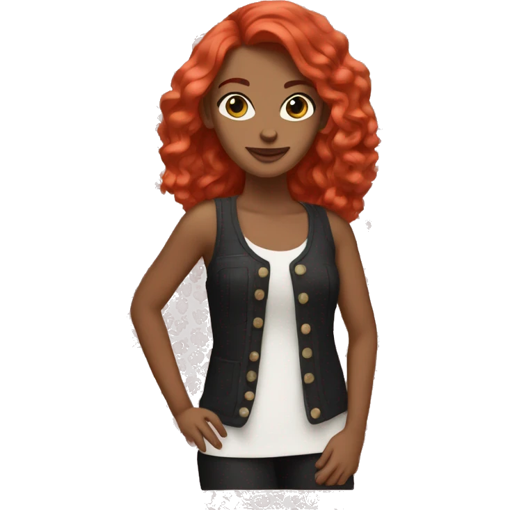 Red haired girl chanel emoji