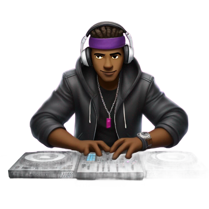 Gambit as a DJ emoji