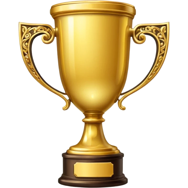 sparkly trophy emoji