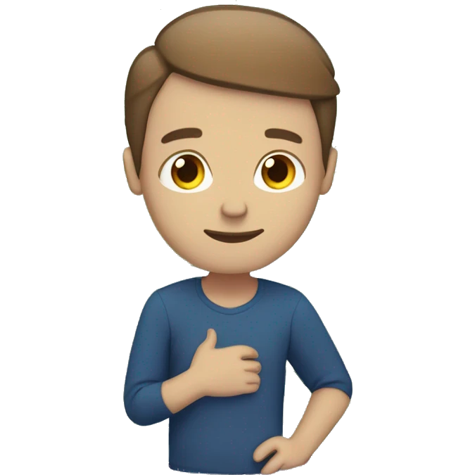 white man short brown hair slightly balding hugging globe sized planet earth emoji