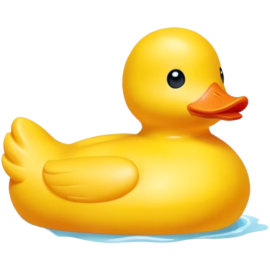 Rubber duckie emoji