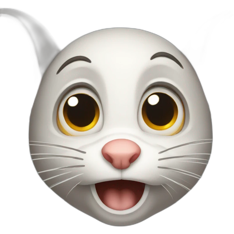 scared mouse emoji