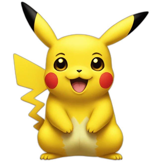 Pikachu chromatique emoji