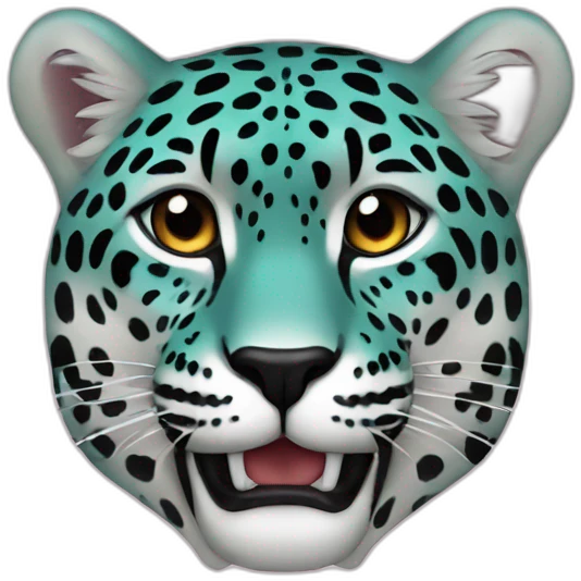 heart jaguar color emoji
