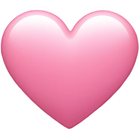 Pink heart that says I love you  emoji