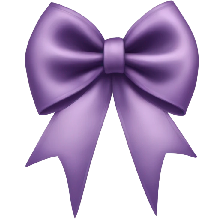 Coquette gothic bow emoji