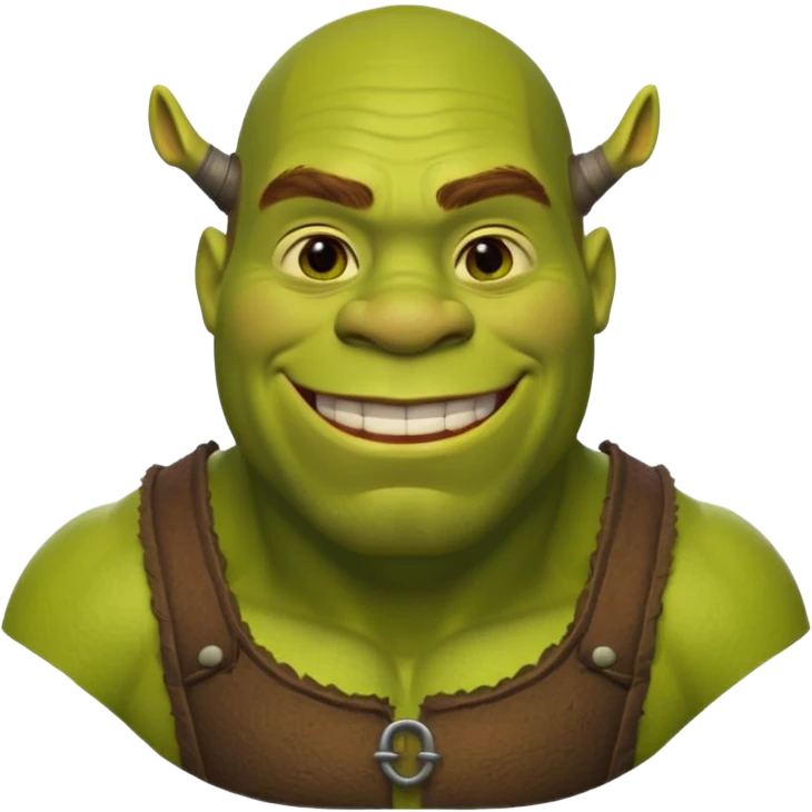 Полуголый шрек  emoji