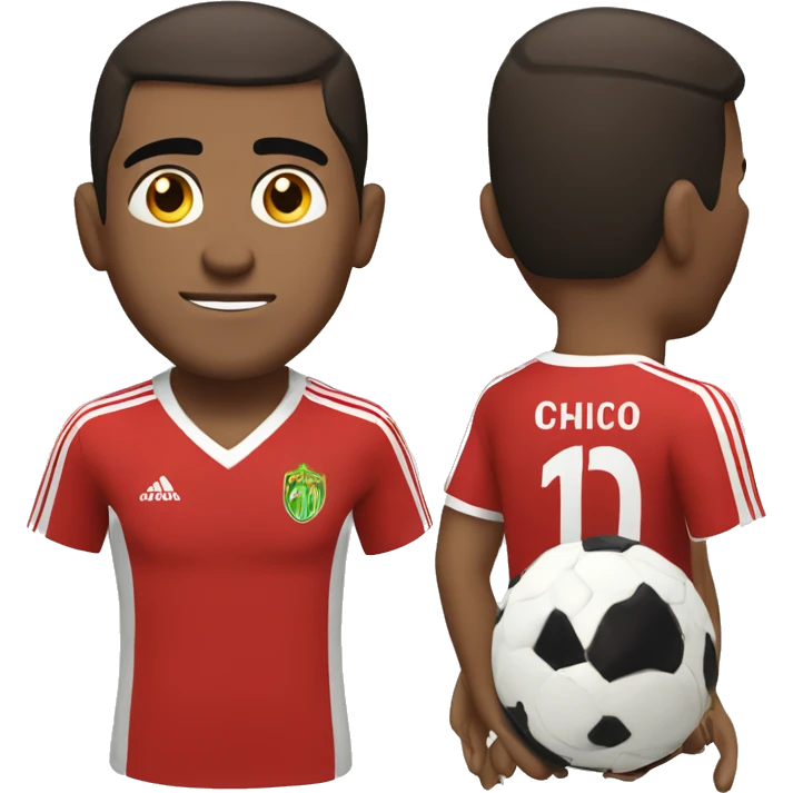 Chico futbolist emoji
