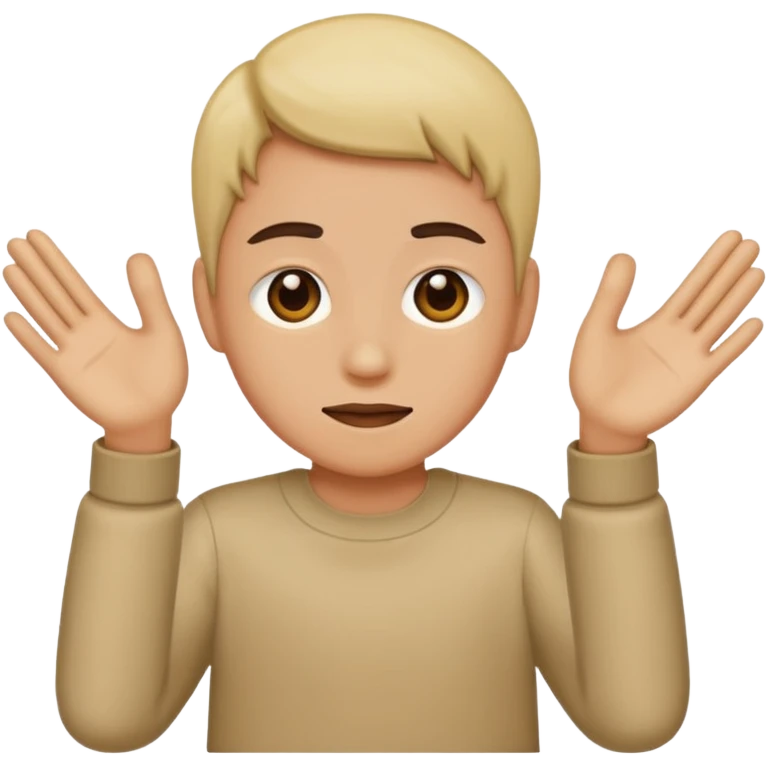Human doing a dap emoji