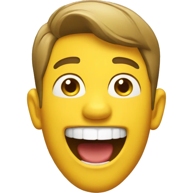 Yellow scout  emoji laughing out loud emoji