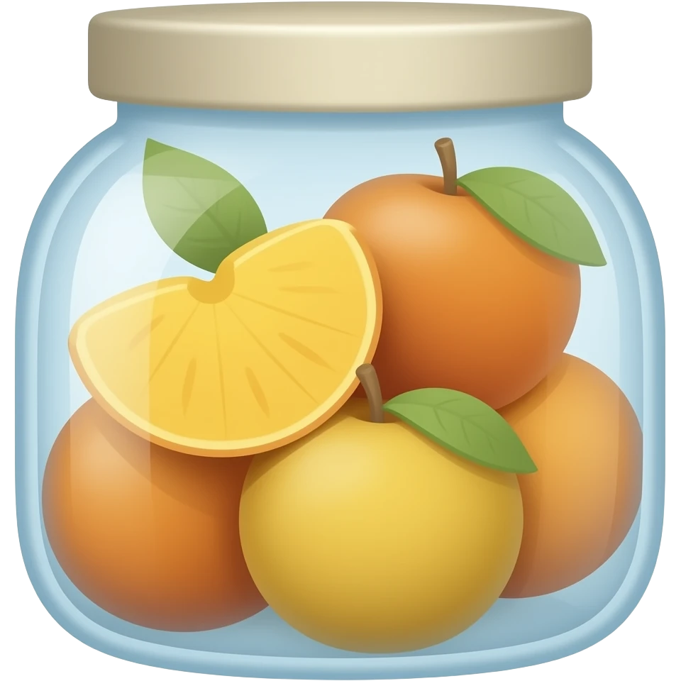 Jam Jars fruit emoji