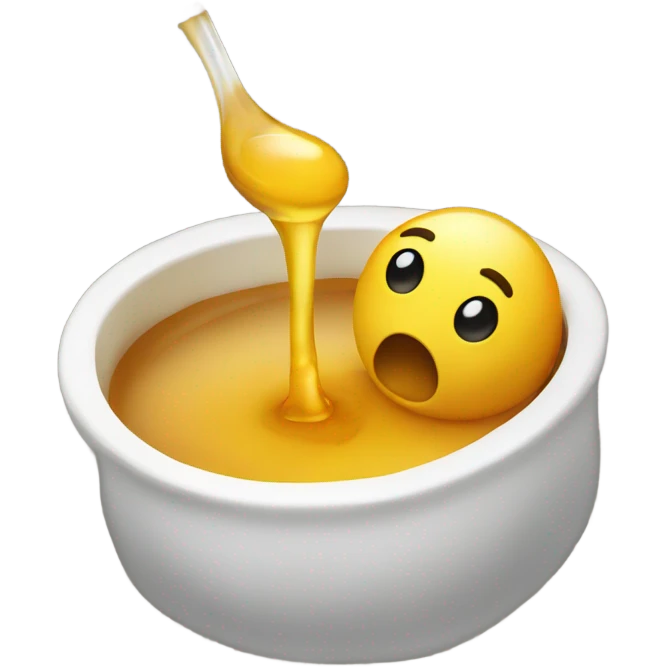Vomiting honey emoji