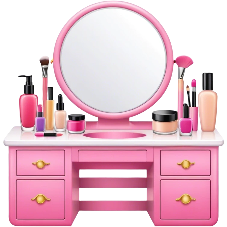 Makeup vanity emoji