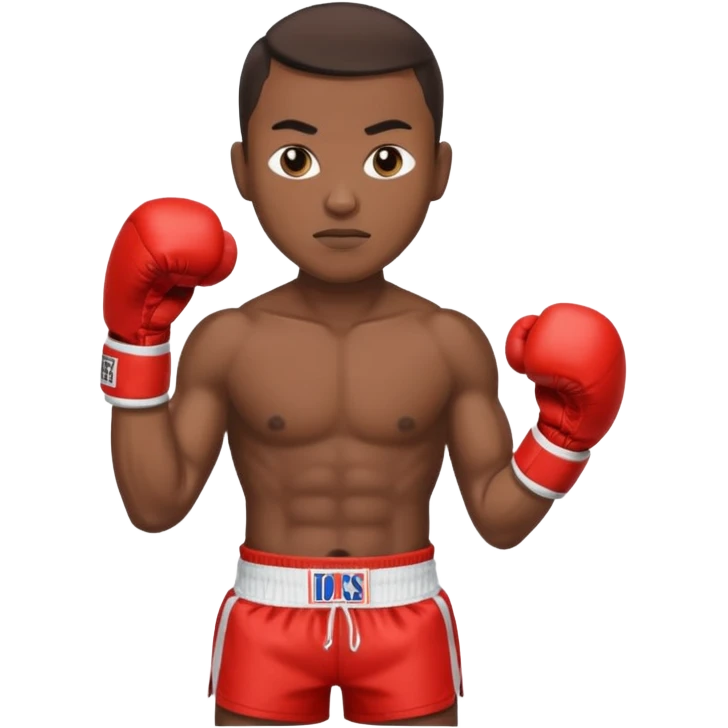 Thai boxer emoji