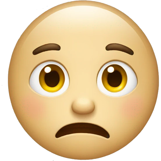 a tired face emoji