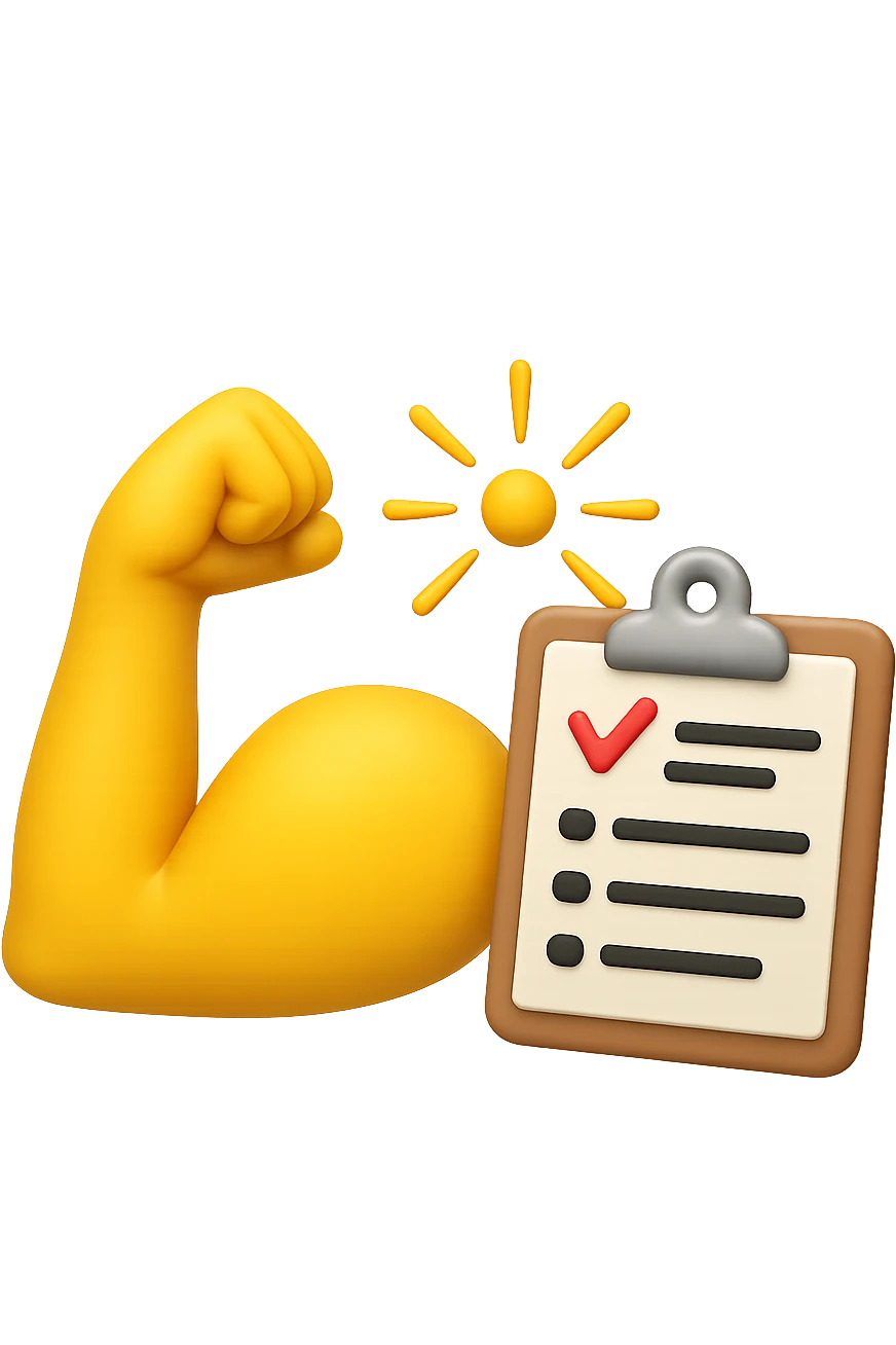 emoji 3d stile iphone che rappresenta lo stimolo che un piano di allenamento da al muscolo 3d emoji