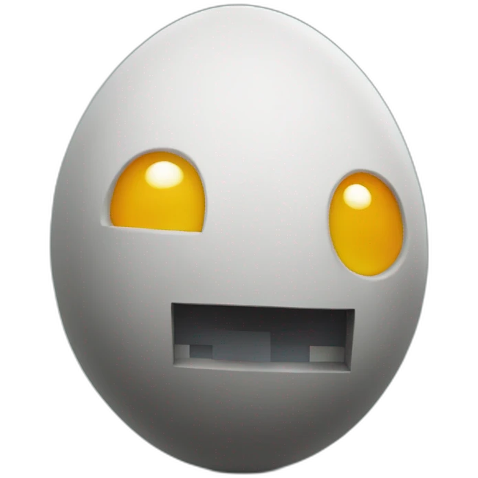 minecraft skin with a egg emoji