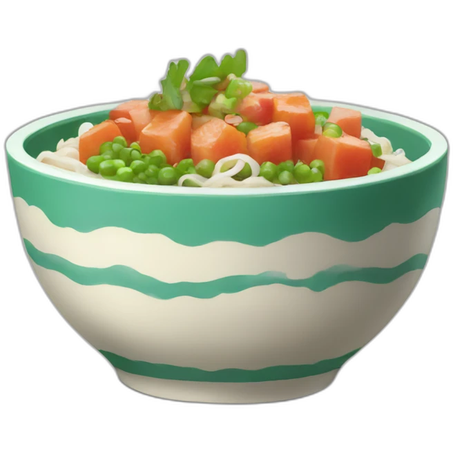 Poke bowl emoji