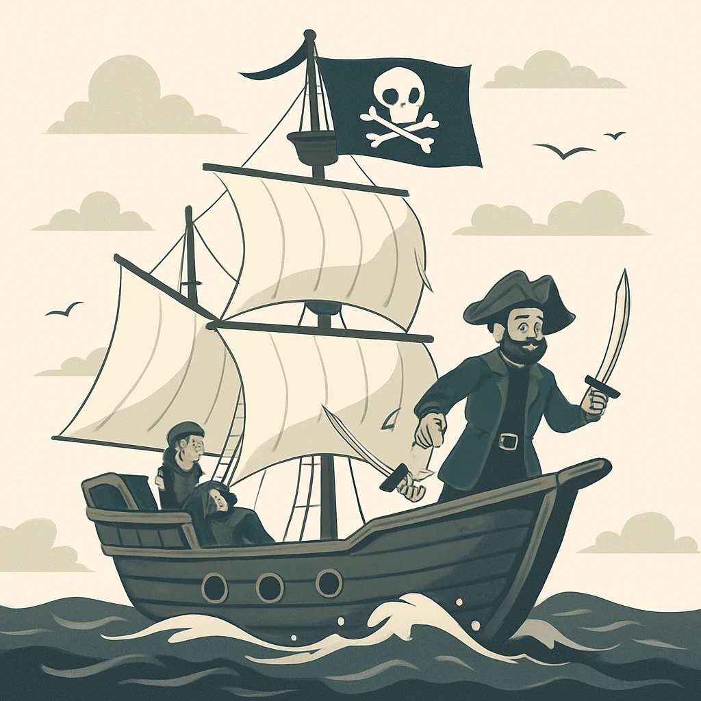 pirate ship emoji