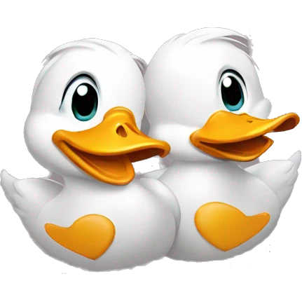 Duck love  emoji