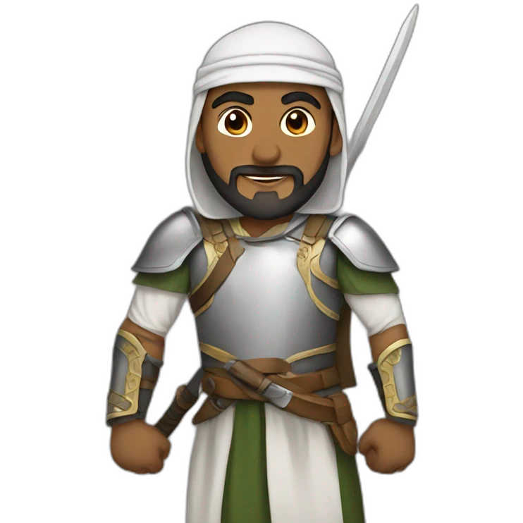 Muslim warrior emoji