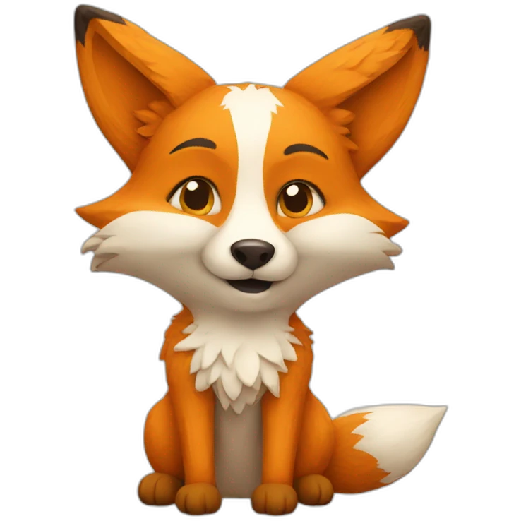 fox with nuggets emoji