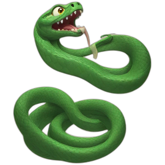 angry snake emoji