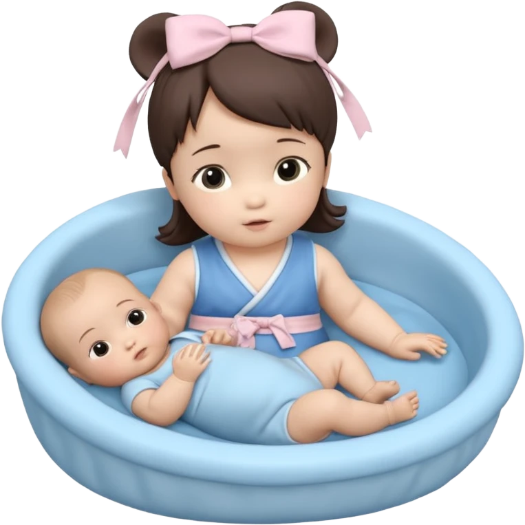 都是 3D 风格的吧，我指 Notebook，分别有 baby girl 和 baby boy 的头像 emoji