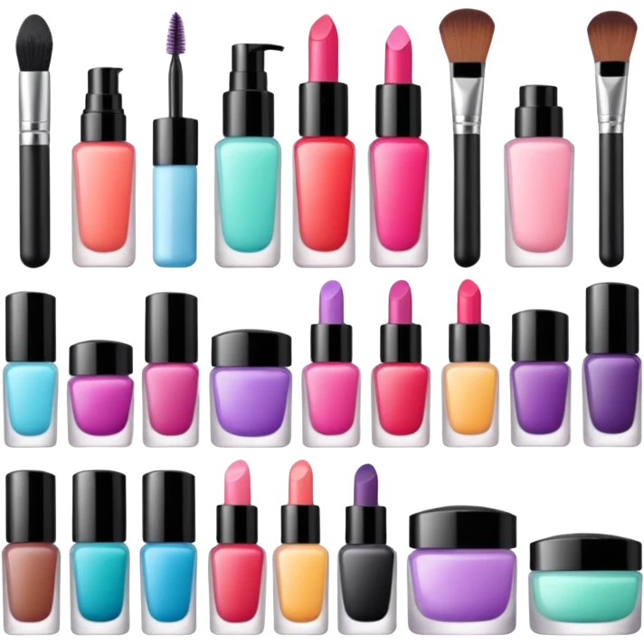 talking about cosmetics emoji