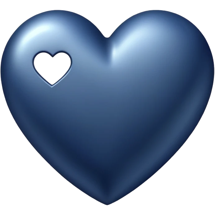 a navey heart emoji