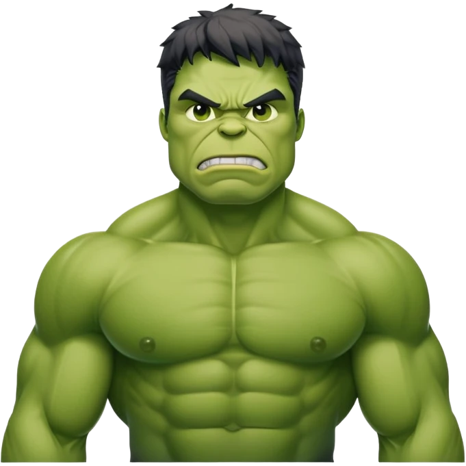 hulk with a shirt on emoji