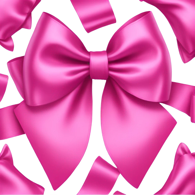 Pink bow  emoji