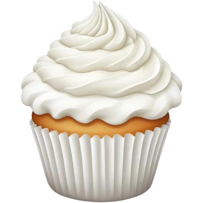 White 🧁 emoji