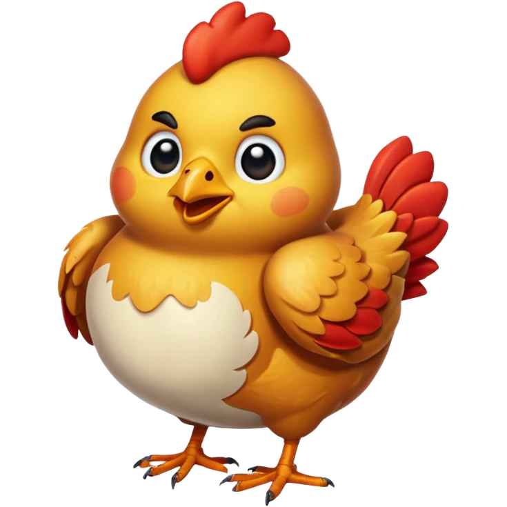 burned chicken emoji